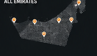 UAE coverage map